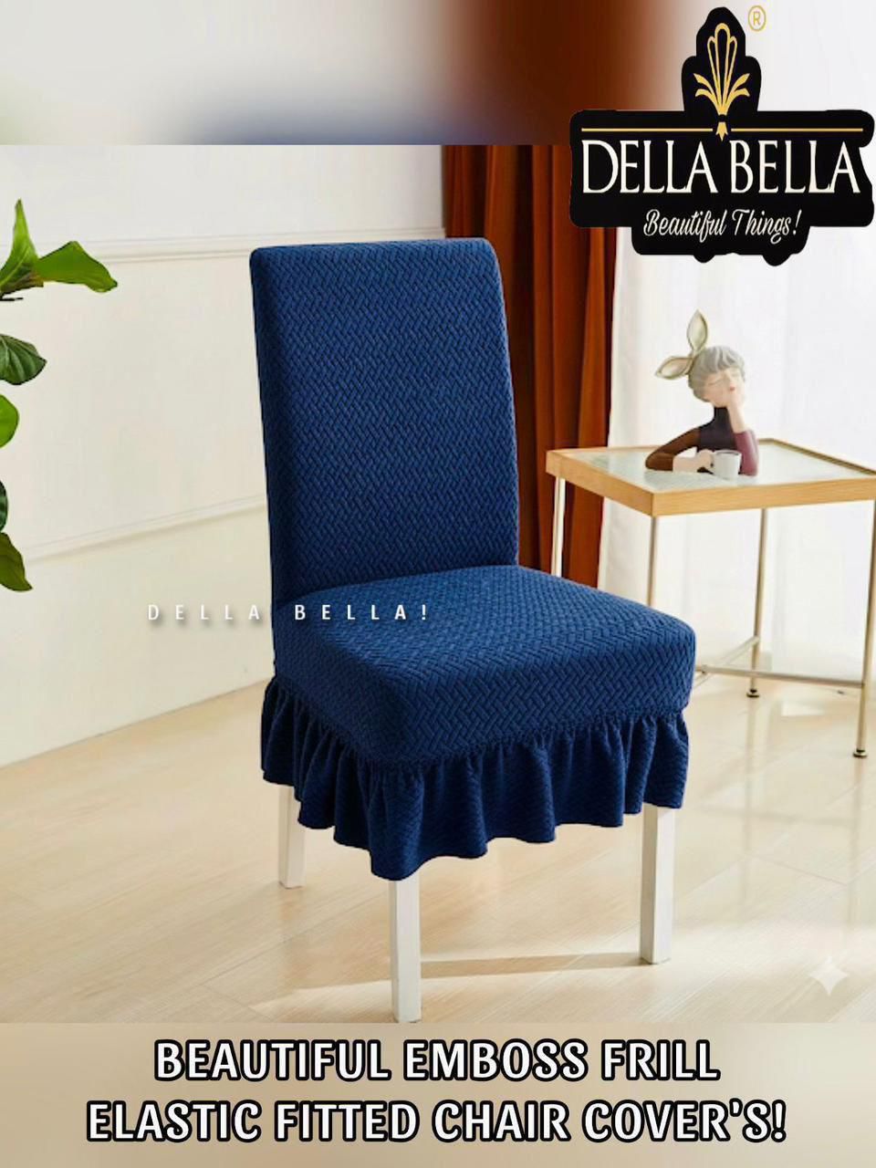 Embossed Chair Cover Set